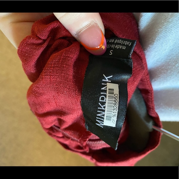 Maroon Romper Size Small - Picture 2 of 4